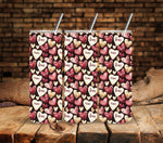 Rustic Conversation Hearts Vinyl tumbler wraps