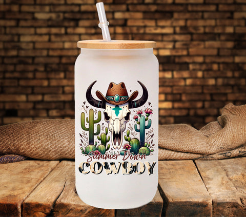 Summer Down Cowboy DTF Decals