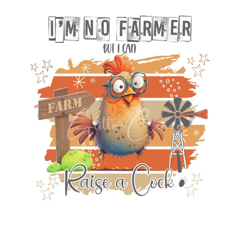 I'm No Farmer UV DTF Decal