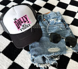 Dolly DTF hat transfers- 4 designs 2 sizes-