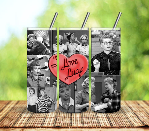 I love Lucy Vinyl Tumbler wraps- 2 Designs