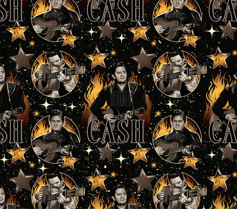 Cash Man in Black 12x12 Vinyl sheet