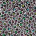 Neon Leopard Spots DTF Transfers