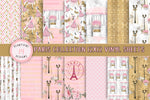 Paris Collection, 12x12 inch sheets, 14 Design Options