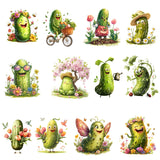Pickle Decal Sheet UV DTF Decal accent Sheet 10x10