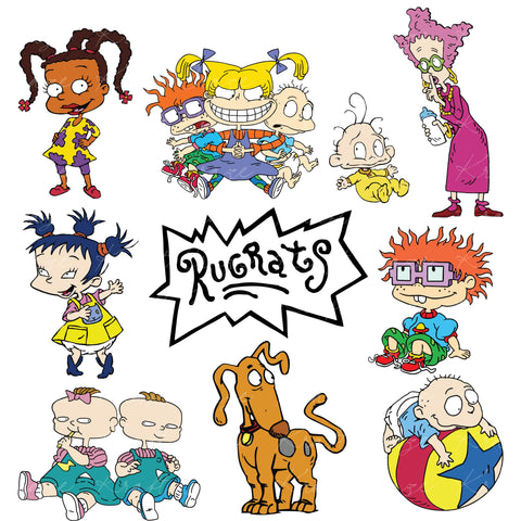 Rugrats UV DTF Decal accent Sheet 10x10 2 Designs to choose from