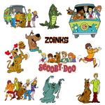 Scooby UV DTF Decal accent Sheet 10x10 2 Designs to choose from