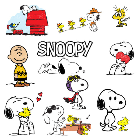 Snoop UV DTF Decal accent Sheet 10x10