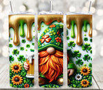 St. Patty Beer Gnome Adhesive Vinyl Wrap