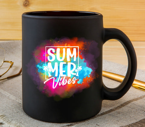 Summer Vibes Color Splash UV DTF Decal