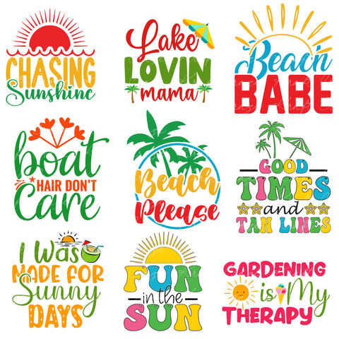 Sunshine UV DTF Decal accent Sheet 10x10