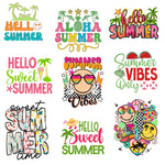 Sweet Summer UV DTF Decal accent Sheet 10x10
