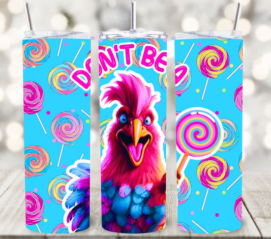 Don't Be A Rooster Lollipop Adhesive Vinyl Wrap