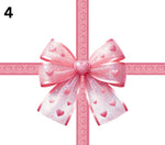 Valentine UV DTF Tumbler Bow wrap 7 Designs