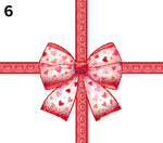 Valentine UV DTF Tumbler Bow wrap 7 Designs