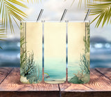 Vintage Beach Vinyl Tumbler Wraps- 6 Designs