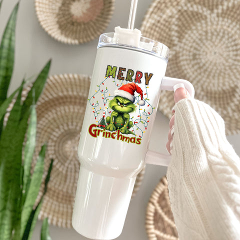 Merry Grinchmas UV DTF Decal