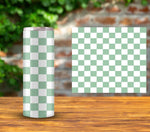 Checker UV DTF Tumbler wraps- 16 color options