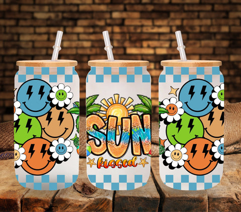 Sunkissed UV DTF Libbey wrap