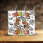 3D Freak in the sheets vinyl tumbler wrap