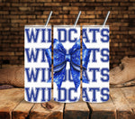 Wildcats Vinyl tumbler wraps