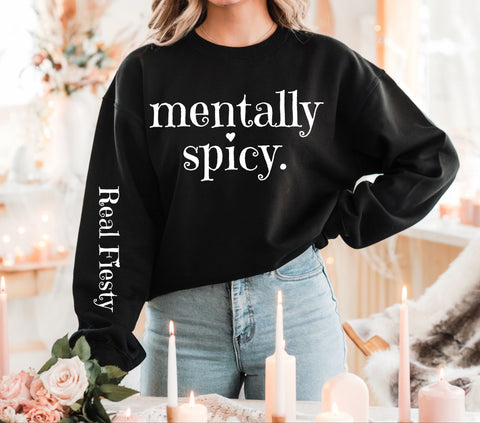 Mentally Spicy DTF Transfers- 2 piece set