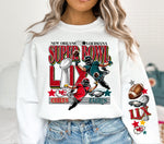 Super Bowl New Orleans DTF Transfers- 2 piece set