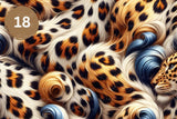 Feather Leopard Vol. 2 Vinyl collection- 12x12 vinyl sheets-20 designs available