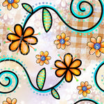 flower Power 12x12 Vinyl sheets- 12 designs to choose frrom