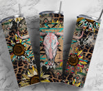 Bull Skull Adhesive Vinyl Wraps - 7 Design Options