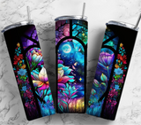 Stained Glass Adhesive Vinyl Wraps - 30 Design Options