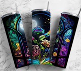 Stained Glass Adhesive Vinyl Wraps - 30 Design Options