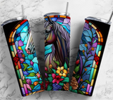 Stained Glass Adhesive Vinyl Wraps - 30 Design Options