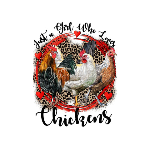 Chicken UV DTF Decal 3 Designs