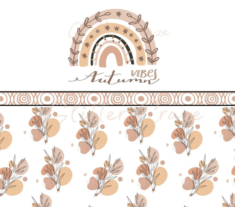 Autumn Boho Vibes- Wrap, 12x12 sheets available