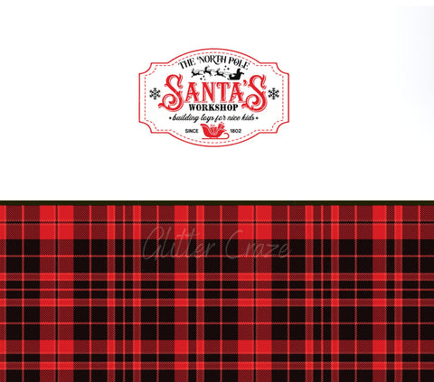 North Pole Plaid Wraps