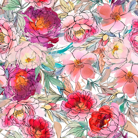 Spring Watercolor Collection 9 Design Options