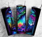 Stained Glass Adhesive Vinyl Wraps - 30 Design Options