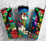 Stained Glass Adhesive Vinyl Wraps - 30 Design Options