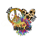 Hippie Soul UV DTF Decal