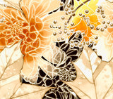 Golden Floral Adhesive Vinyl Wraps 6 Design Options