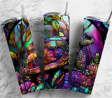 Stained Glass Adhesive Vinyl Wraps - 30 Design Options