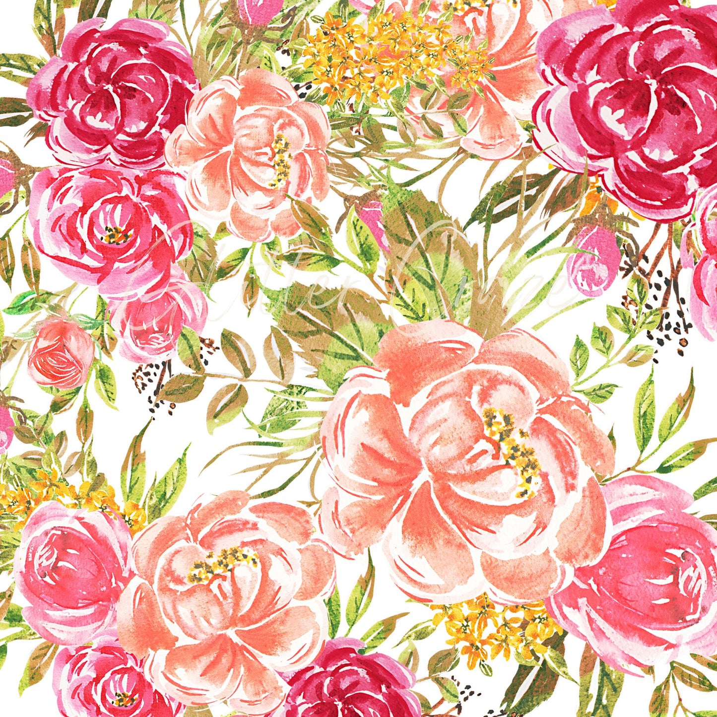 Spring Watercolor Collection 9 Design Options