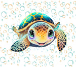 Turtle bubble Adhesive Vinyl Wraps