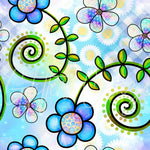 flower Power 12x12 Vinyl sheets- 12 designs to choose frrom