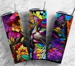 Stained Glass Adhesive Vinyl Wraps - 30 Design Options