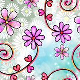 flower Power 12x12 Vinyl sheets- 12 designs to choose frrom