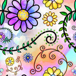 flower Power 12x12 Vinyl sheets- 12 designs to choose frrom