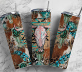 Bull Skull Adhesive Vinyl Wraps - 7 Design Options