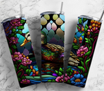 Stained Glass Adhesive Vinyl Wraps - 30 Design Options